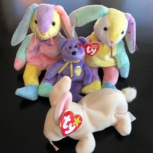 Beanie Babies, Nibbler and Friends, Easter bundle